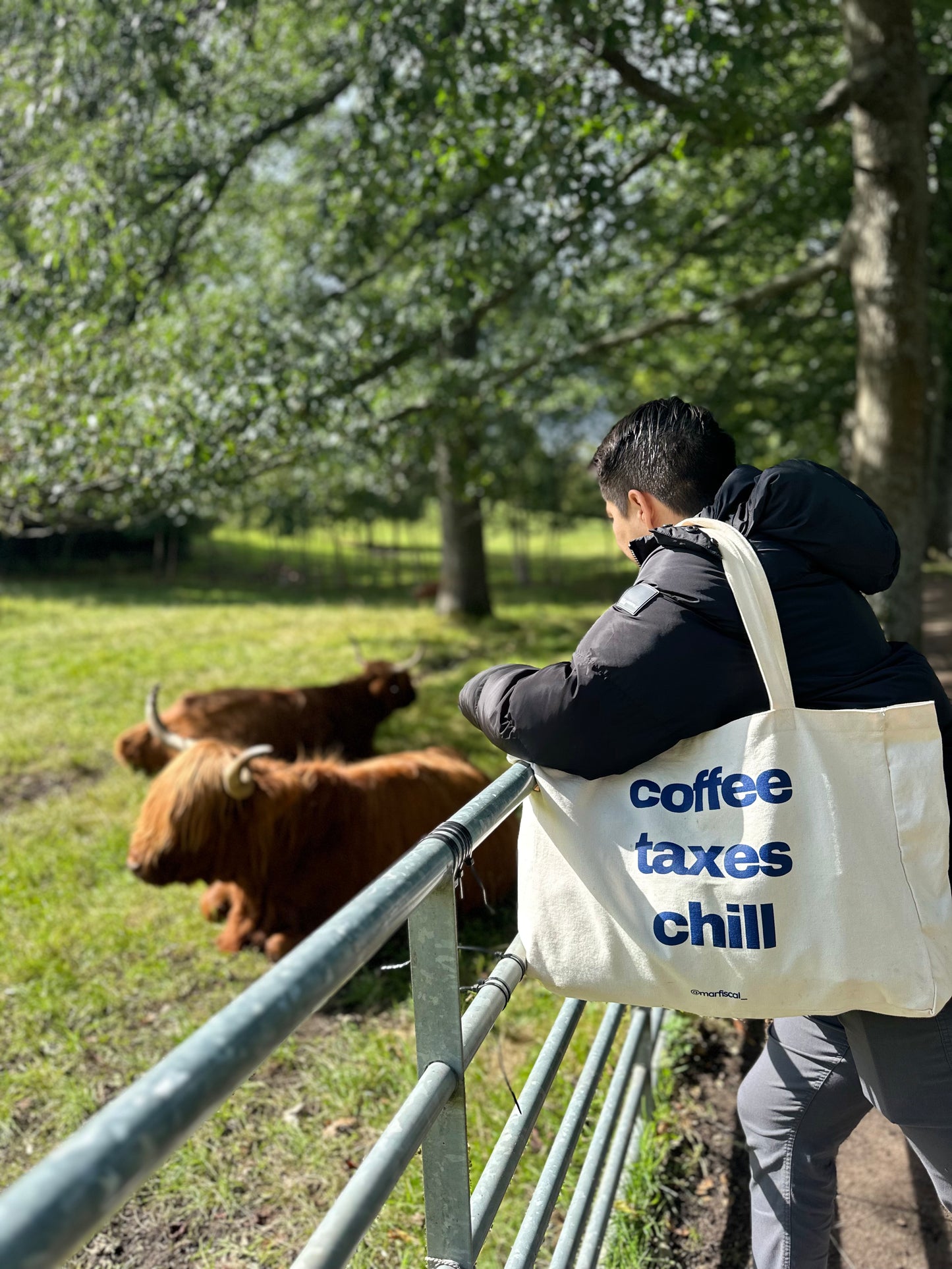 TOTE BAG Coffee & Taxes