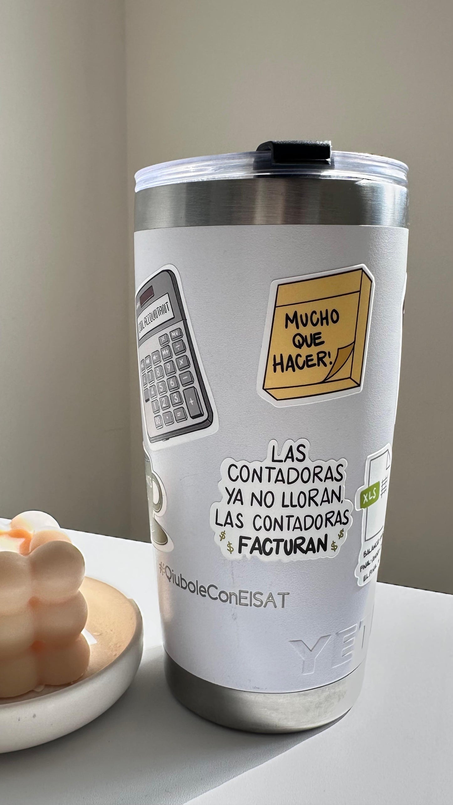 18 Stickers Accountant Vibes - Waterproof.