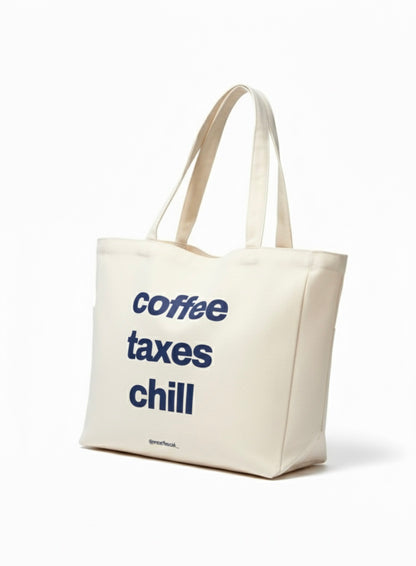 TOTE BAG Coffee & Taxes
