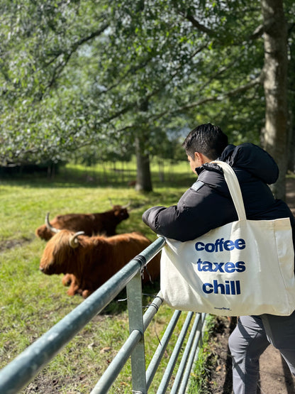 TOTE BAG Coffee & Taxes