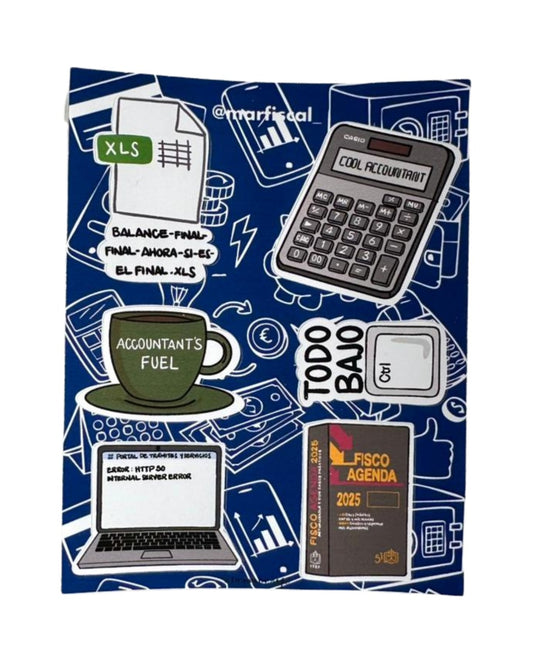 6 Stickers Neutro Vibes - for book