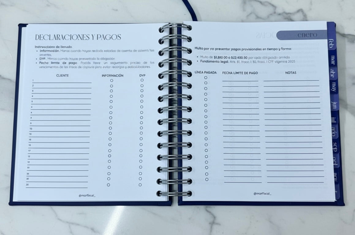 mi agenda FISCAL 2026