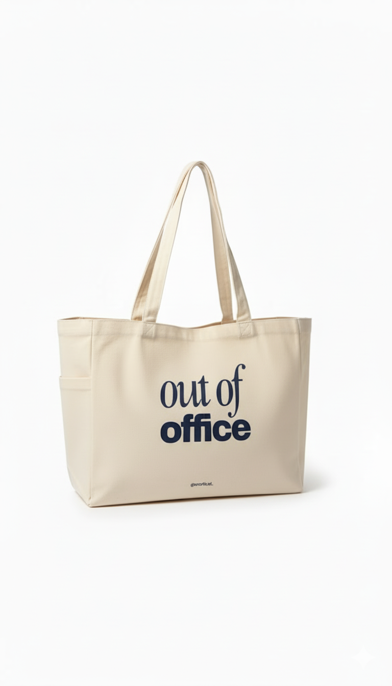TOTE BAG Out Of Office